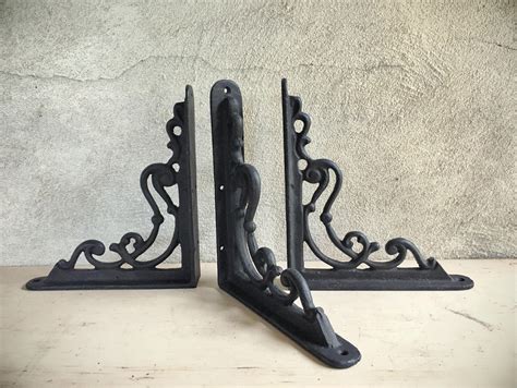 vintage 3 inch metal brackets|Amazon.com: Shelf Brackets Antique.